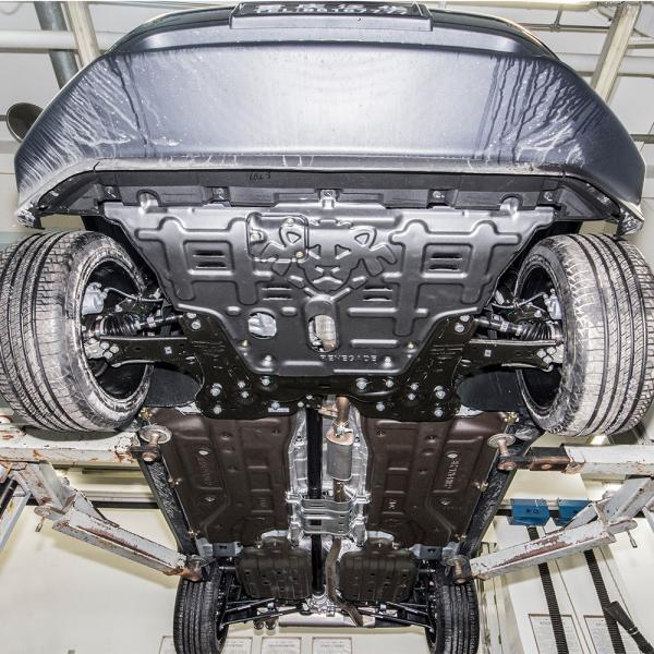 Jeep Compass Skid Plate with Transmission Underbody Protection in Powder Coating