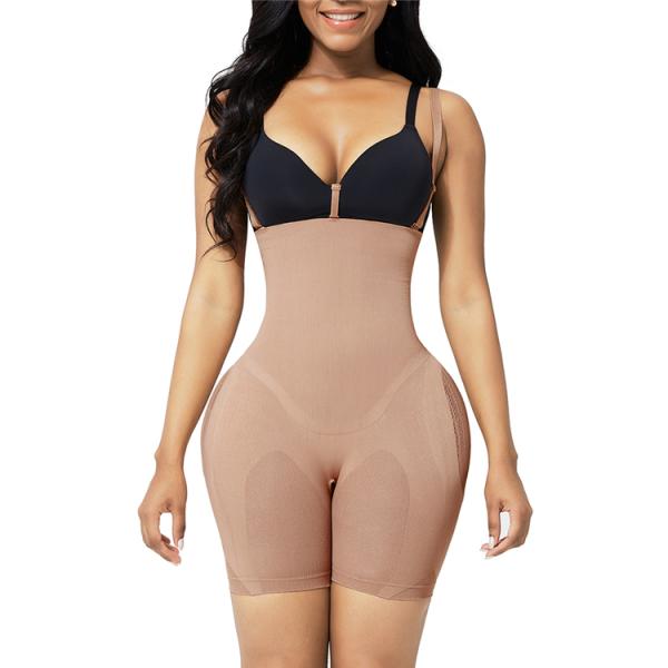 Nonwoven Weaving Method High Waist Shapewear Slimming Body Shaper for Plus Size Women
