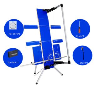 Blue 110V-240V Hot Wire Cutting Machine With Wings