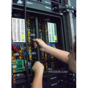 P10 Digital LED Sign Board , Outdoor Advertising LED Display Hanging Up