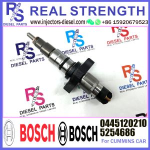 China Diesel Fuel Injector Common Rail Injector Assembly 0445120210 5254686 for Dodge Ram 2500 5.9 Di on sale