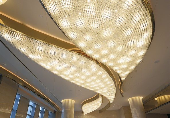 Buy Extra Wide Extra Large Hanging Chandelier For Commercial Space at wholesale prices