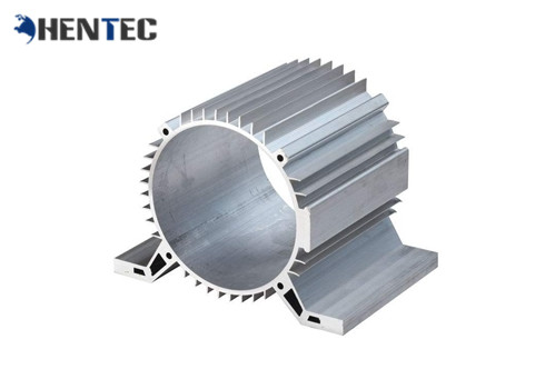 Buy Silver Anodized Industrial Profile Systems Aluminium Cylinder Shell / Aluminum Heat Sink at wholesale prices