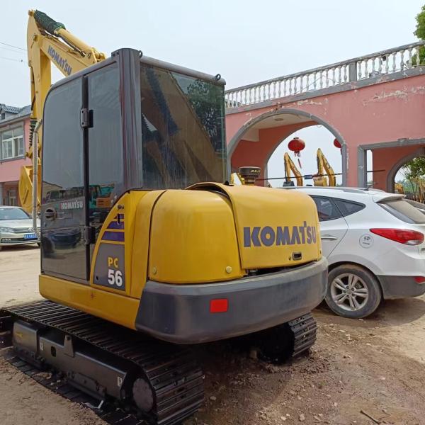 Komatsu PC56-7 Used Excavator with 0-2000 Working Hours and Original Hydraulic Valve