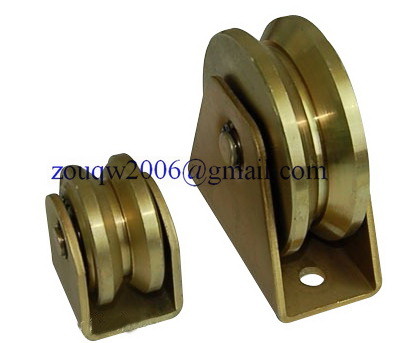 Buy Sliding gate roller GW613 Y Groove，Galvanized, Iron, Double bearing at wholesale prices