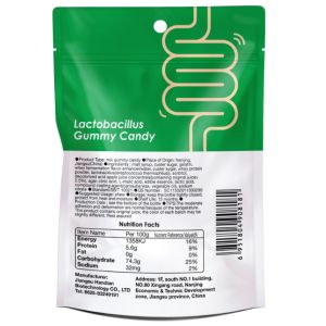 Probiotics Pectin Gummy Candy Hexagon Shaped Promotes Cell Division