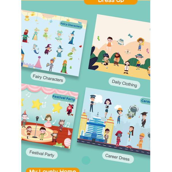 Buy Discover Game Reusable Sticker Book at wholesale prices