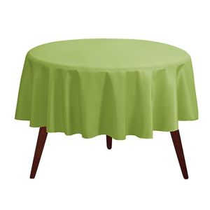 Plain Color Custom Printing Round Plastic Disposable Tablecloths For Event