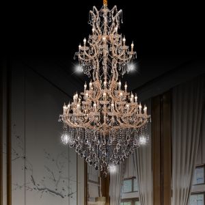 LED E14 Ceiling Crystal Candle Chandelier Lamp Waterproof Dirt Resistant