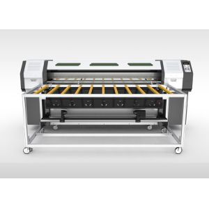 Auto Flatbed UV Digital Printer Leather Printing Machine 30mm Thickness