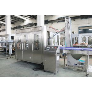 PLC ISO 20000bph Mineral Water Filling Machine Stainless Steel 2000ml