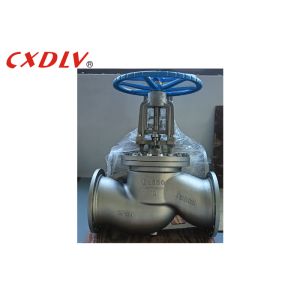 Quality DN350 PN16 Stainless Steel Flanged Globe Valve with Handlewheel for sale