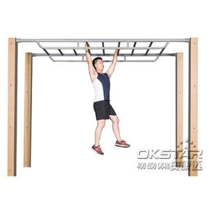 Steel outdoor fitness equipment horizontal ladder climbing ladder