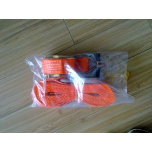 Ratchet straps LC2500 DN EN12195-2 50MM Polyester Blue with ratchet and two