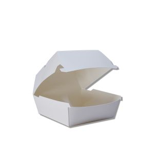 Customized Logo Hamburger Box Packaging Made from Oil Resistant Paper Eco