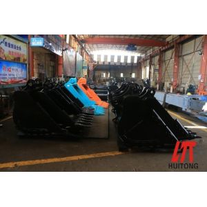 Custom 30 Ton Excavator Rock Bucket Q355b With Pins