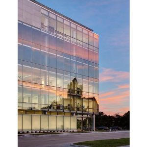 China 6106 Aluminum Mirrored Glass Wall Heat Insulation Waterproof Recyclable on sale