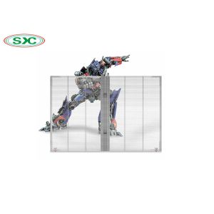 Wafer Chip Transparent LED Screen , Indoor Transparent LED Display