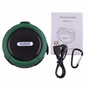 waterproof mp3 player C6 IP65 Waterproof Wireless Bluetooth Speakers Waterproof