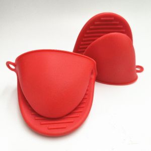 Silicone Oven Mitts: Heat-Resistant Kitchen Gloves for Cooking & Baking 32g/45g