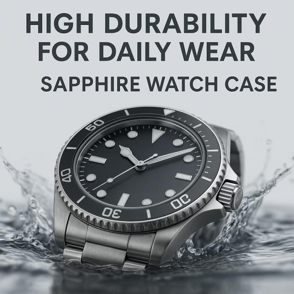 Red Single Sapphire Crystal Glass , Custom Sapphire Watch Crystal Transparent