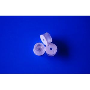 Waterproof 45degree 22mm Led Collimator Lens / PMMA lens For Led Light