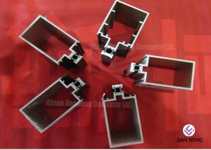 China Extruded Aluminium Profile For Glass , Aluminium Door Frame Profile With Powder Coated Surface on sale