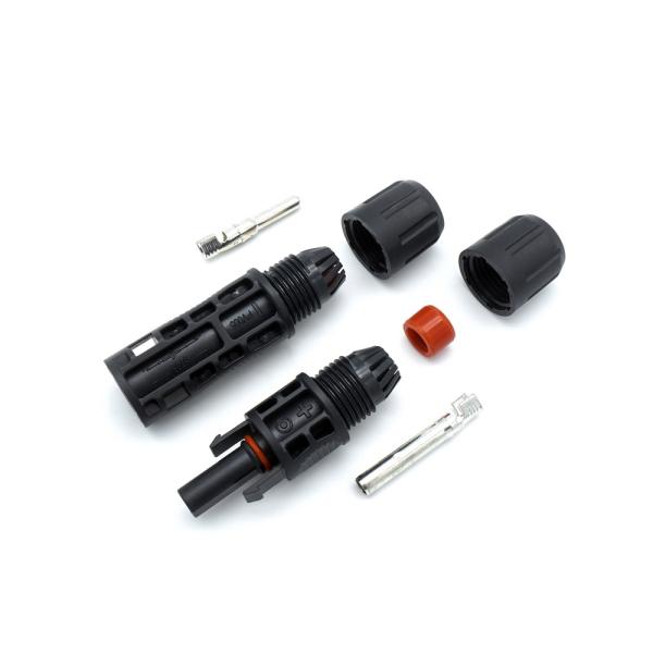 TUV Approved Solar PV Connector with IP67 Dustproof and Copper/Tin Plated Contacts for High Performance