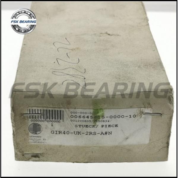 GIR40-UK-2RS-A Rod End M39X3 40*94*28 mm Gcr15 Chrome Steel