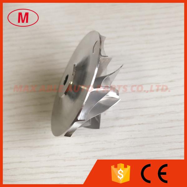 TA31 409096-0014 6207-81-8130 42.55/60.25mm 6+6 blades turbo milling/aluminum 2618/billet compressor wheel for KOMATSU