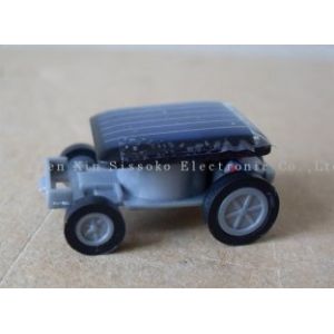 the smallest solar toy car