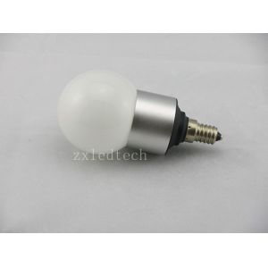 Aluminum E14, E26 134mm(H)*60mm(D) Dimmable 3W LED Bulbs Light