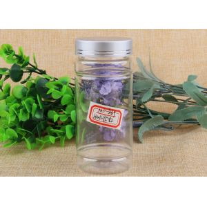 Customized Small Capacity Clear Plastic Cylinder Package Bottle With Screwcap