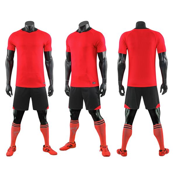 2022 Wholesale Mens Thailand Quality Football Set Uniform Shirt Kits Ronaldo Soccer Jerseys
