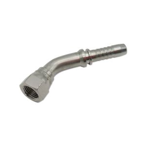 3/8" SS304 High Pressure JIC Female Hydraulic Hose Connectors For PTFE Hose