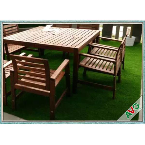 Reinforced Softness Indoor Grass Carpet , Golden Landscaping Fake Decorative Grass