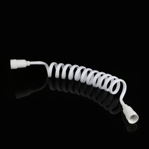 PVC Telephone Shower Hose Plastic Nut Flexible For Bathroom / Toilet