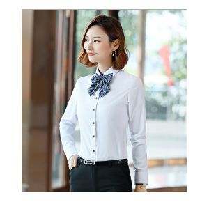 Solid Pattern Breathable 100% Cotton Long Sleeve Formal Dress Shirt for Men and