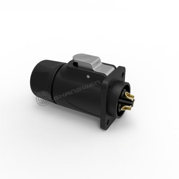 Female Powercon IP65 Waterproof 3 Core Connector Plastic Black