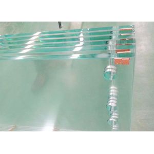 Size Customized Decorative Tempered Glass / Punched Tempered Glass With Holes