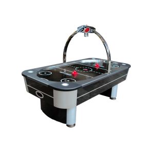 8FT Air Hockey Game Table Electronic Projection Scoring With Oval Blue Surface
