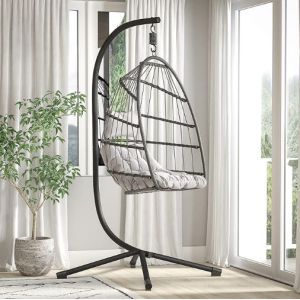 Black wirecutter Hammock Stand Sturdy Easy Assemble Includes Instructions