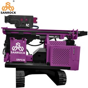 Solar Ground Pile Driver Equipment Hydraulic Screw Pile Driving Rig