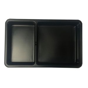 Custom Black PP Heat Sealable Food Tray with Competitive Tooling Cost for