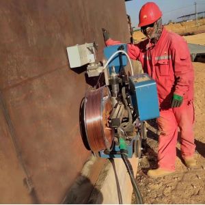 200-650mm/Min Welding Speed Automatic Butt and Corner Welding Machine for Tank