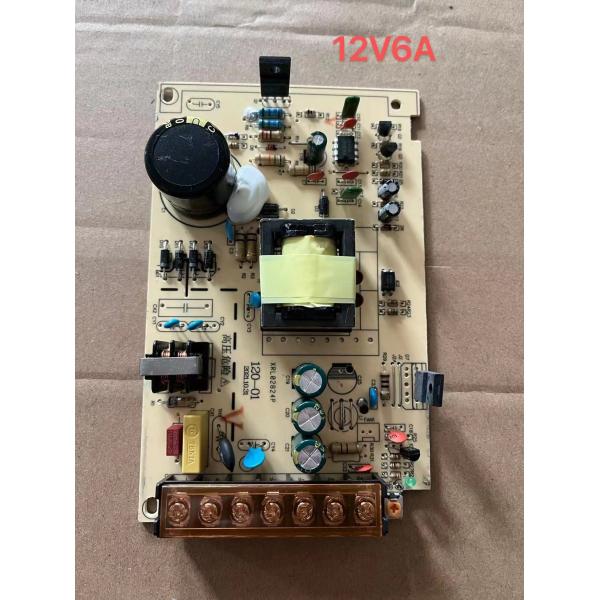 12V Power Supply LED Strip Driver For LED Lights , 72W 6A LED Tape Light Driver