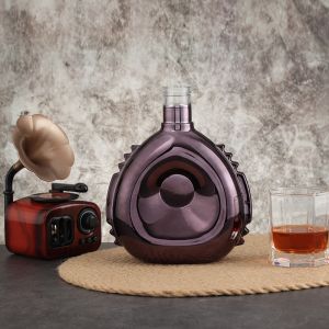 750ml Electroplated Liquor Bottles for Bar Hot Stamping Surface Handling