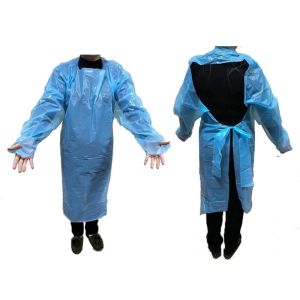 Quality Spray Proof CPE Disposable Surgery Gowns for sale