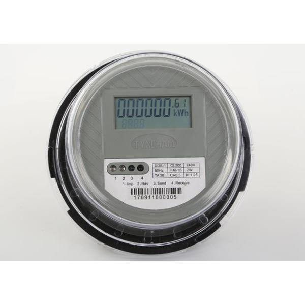 Hot Type Electronic Plug Energy Meter / Round Single Phase Watt Hour Meter
