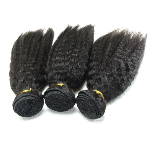 Buy Kinky / Yaki Straight Style Brazilian Human Hair Bundles / Extensions at wholesale prices